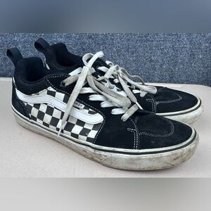 Vans Filmore Men’s Checkered Skate Shoes Size 10.5